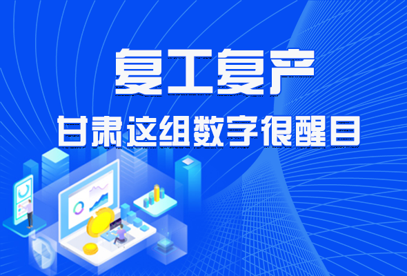 圖解|甘肅復(fù)工復(fù)產(chǎn)有多拼，看看這組數(shù)字就知道了 