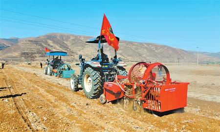 定西市隴西縣17個鄉(xiāng)鎮(zhèn)的農(nóng)機合作社、農(nóng)機手參加了農(nóng)機技能比賽和培訓(xùn)