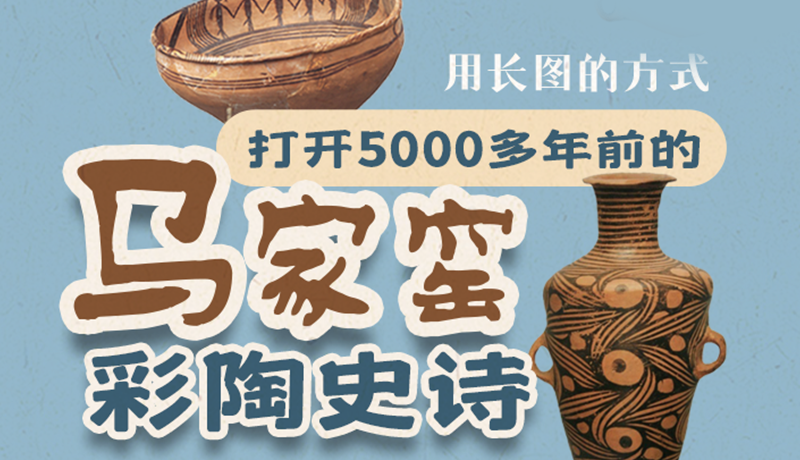 用長圖的方式，打開5000多年前的馬家窯彩陶史詩